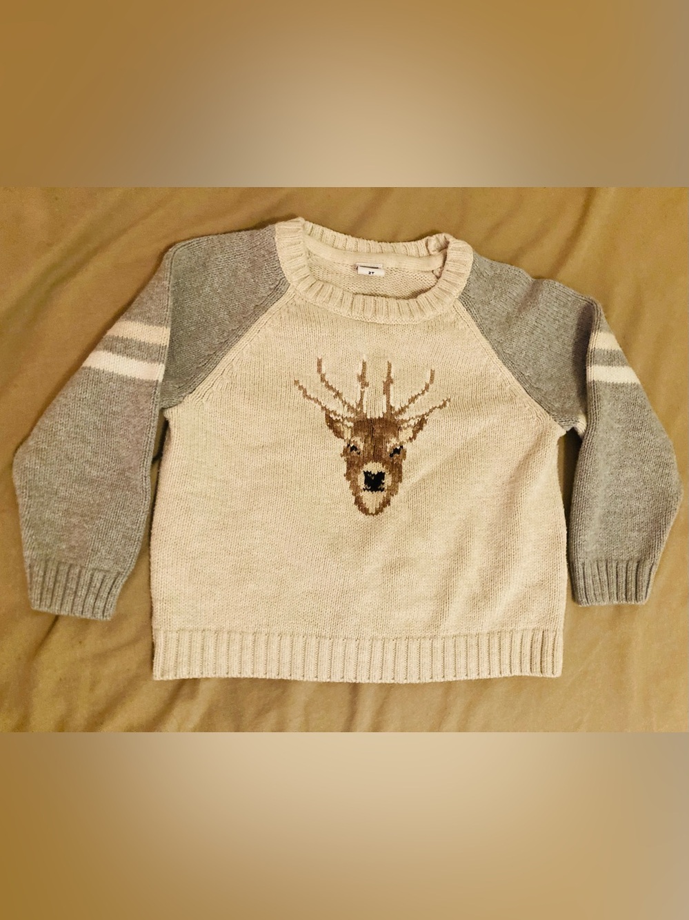 Janie and Jack Kids Deer Sweater